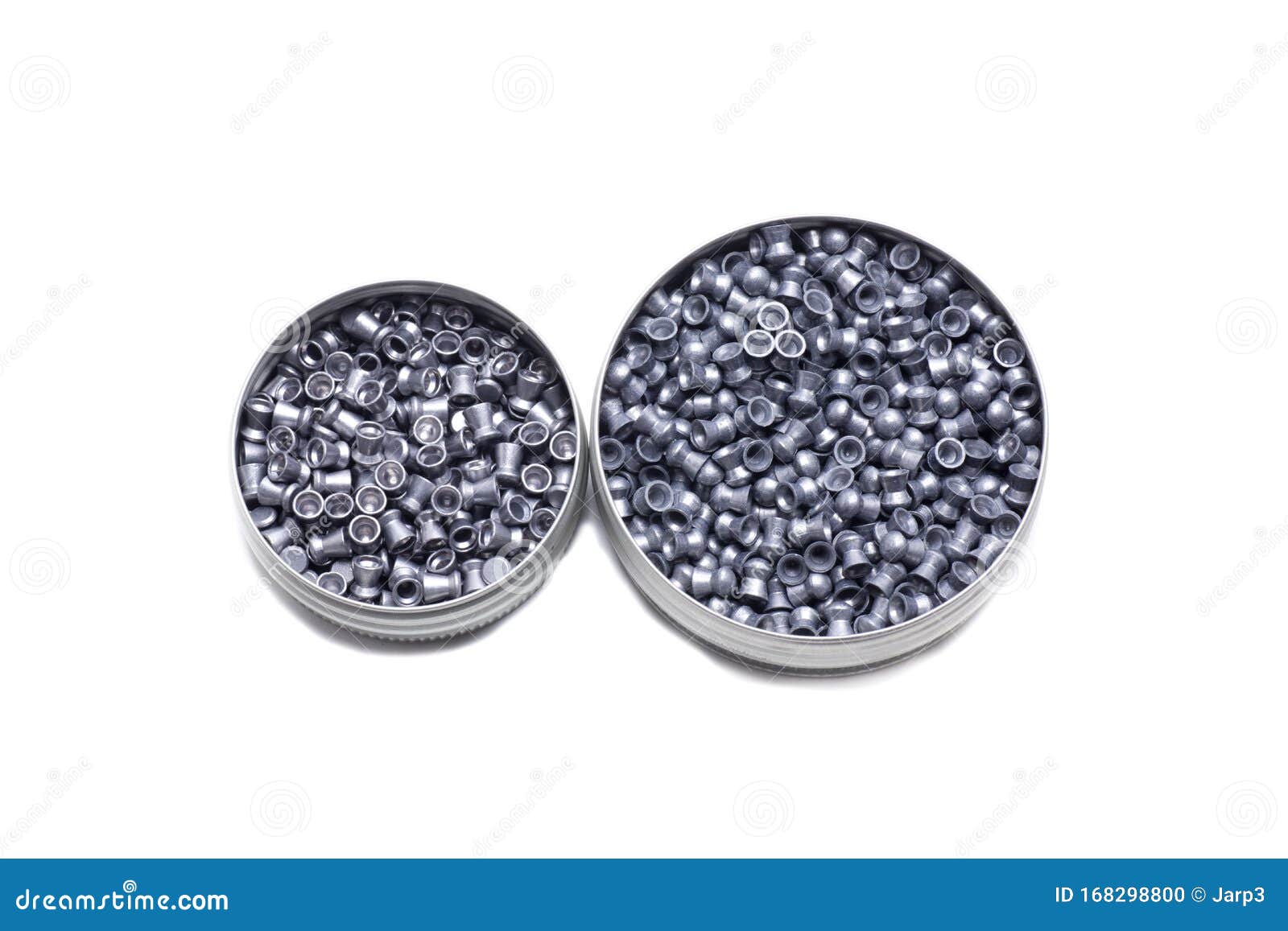 Two Different Pellets for Air Gun Stock Photo Image of magazine