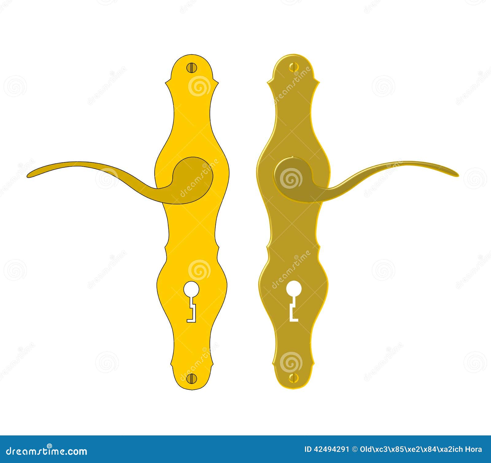 Door Locks, Handle Installation Logo, Repair Flat Line Icon. Lock