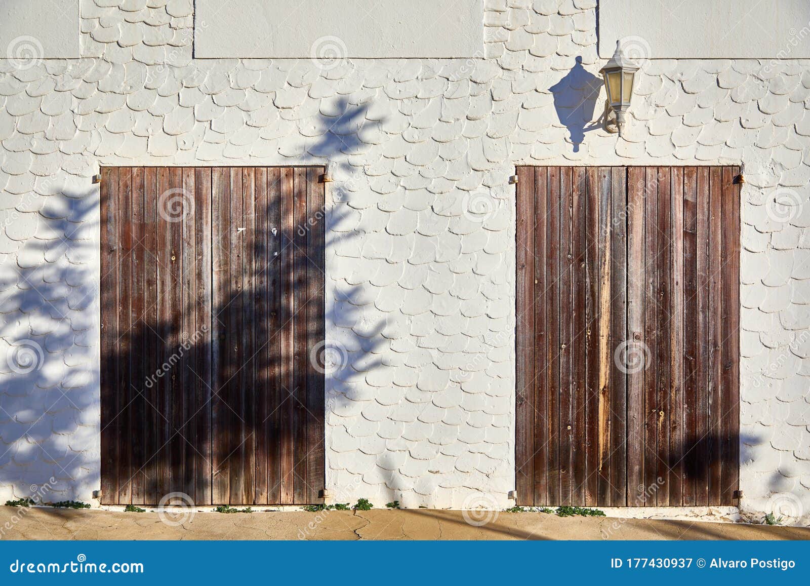 Two doors in a house stock image. Image of countryside 177430937