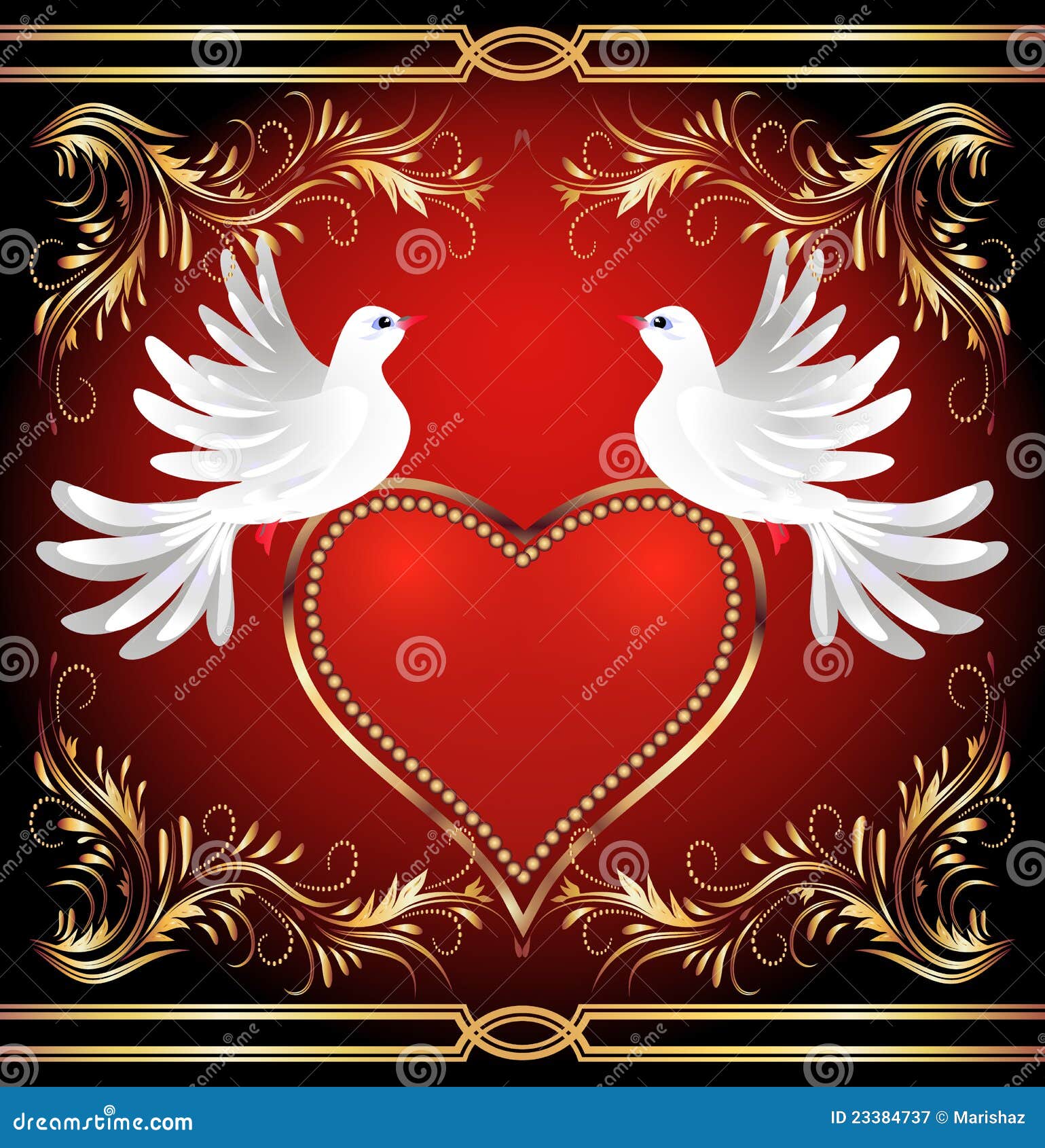 Hearts Wallpaper Background Dove