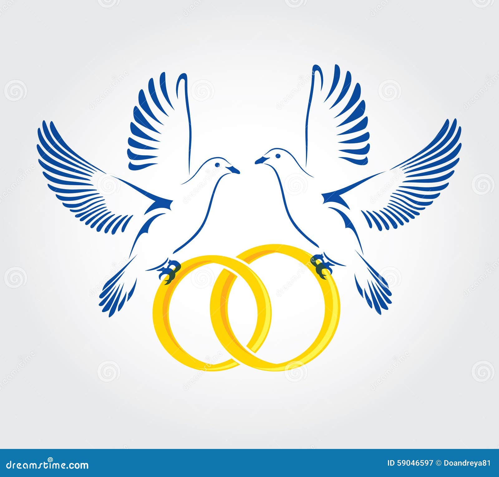 clipart wedding rings and doves - photo #28