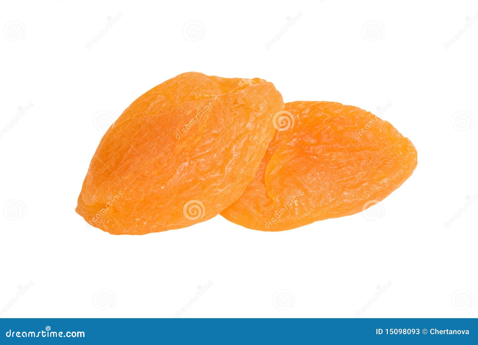 Two dried apricots stock image. Image of fruit, healthy 15098093