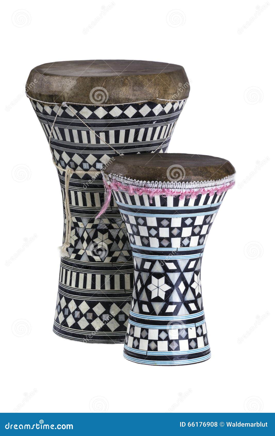 Two Egyptian darbuka stock photo. Image of handle, percussion 66176908