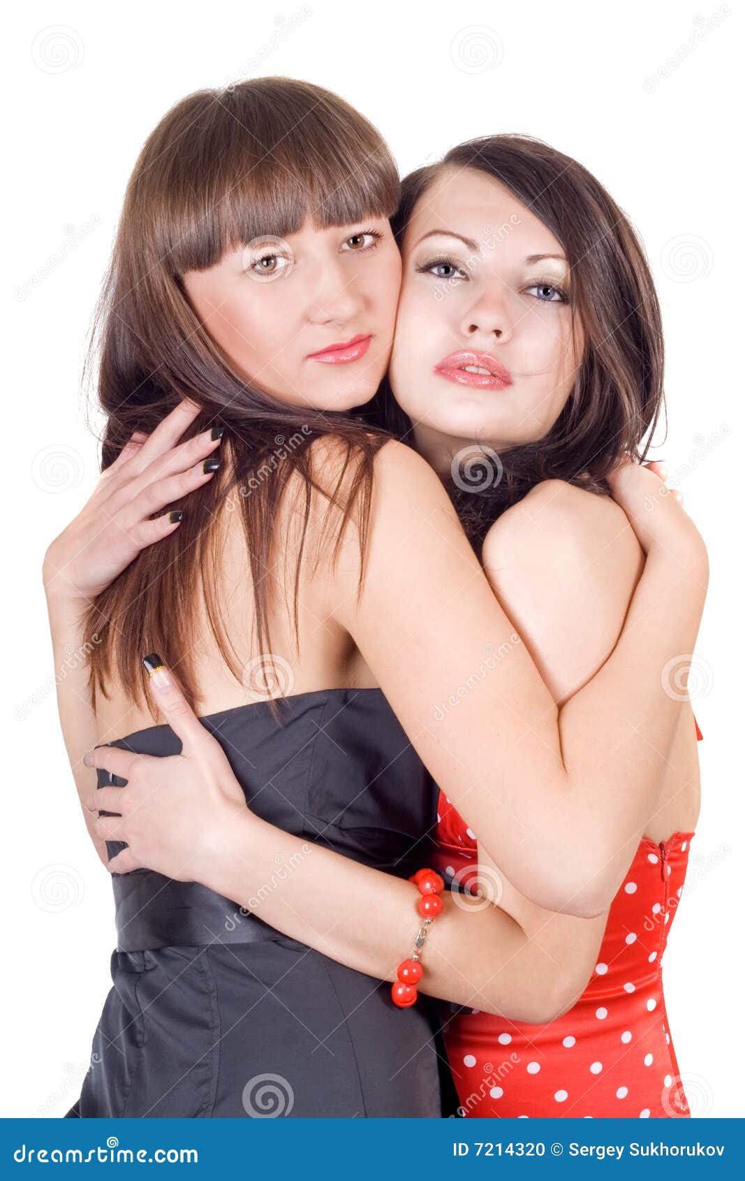 Two Embracing Beauty Young Women. Stock Photo - Image: 7214320