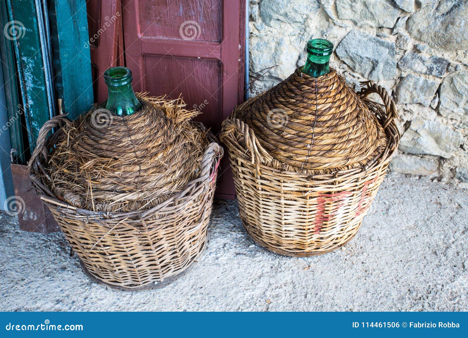 Two empty wine merchants stock photo. Image of outside 114461506