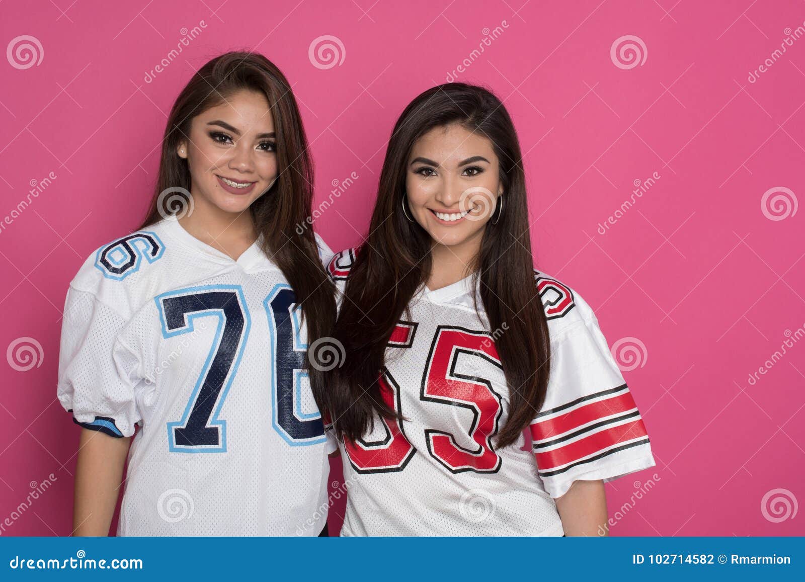 Female Football Fans stock photo. Image 