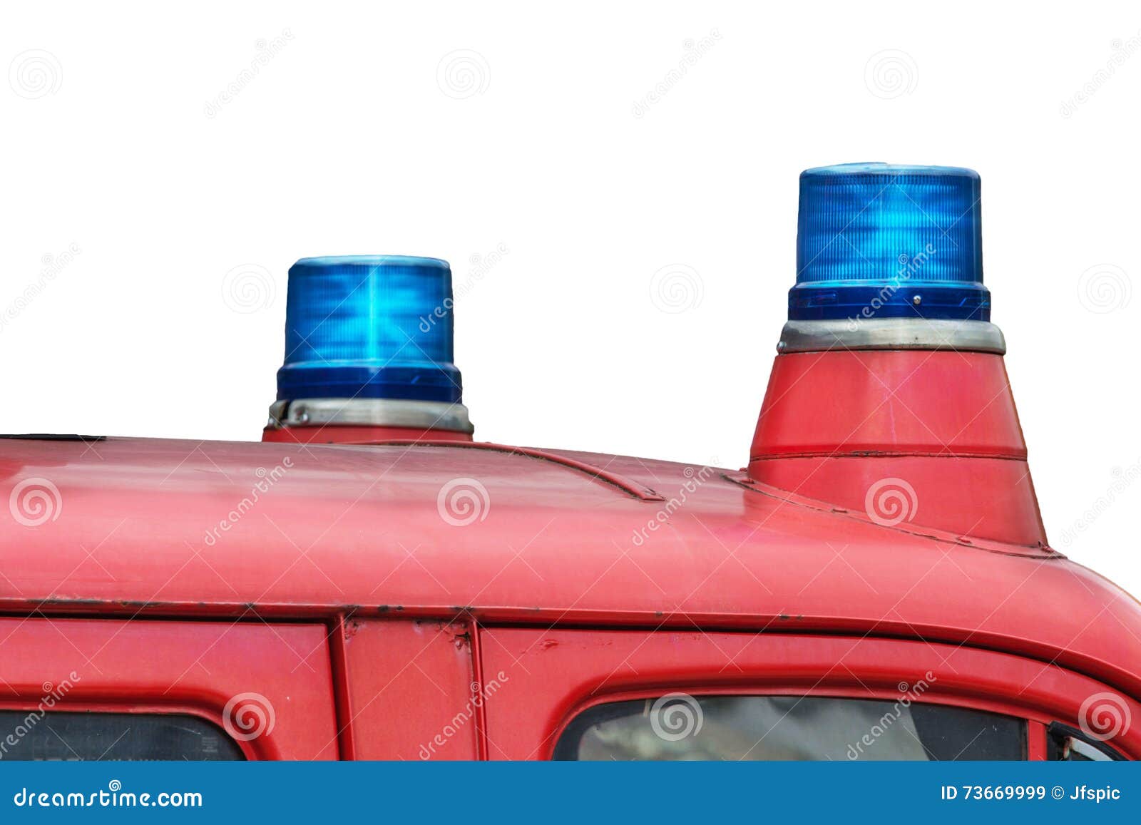 Two flashing blue lights stock image. Image of flashing 73669999