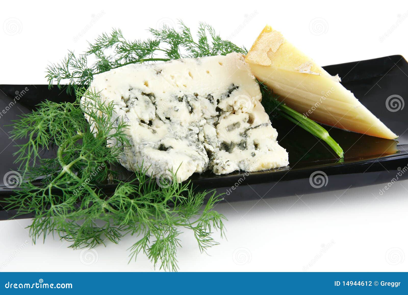 Two French Delicatessen Cheeses on Stock Photo Image of parmesan