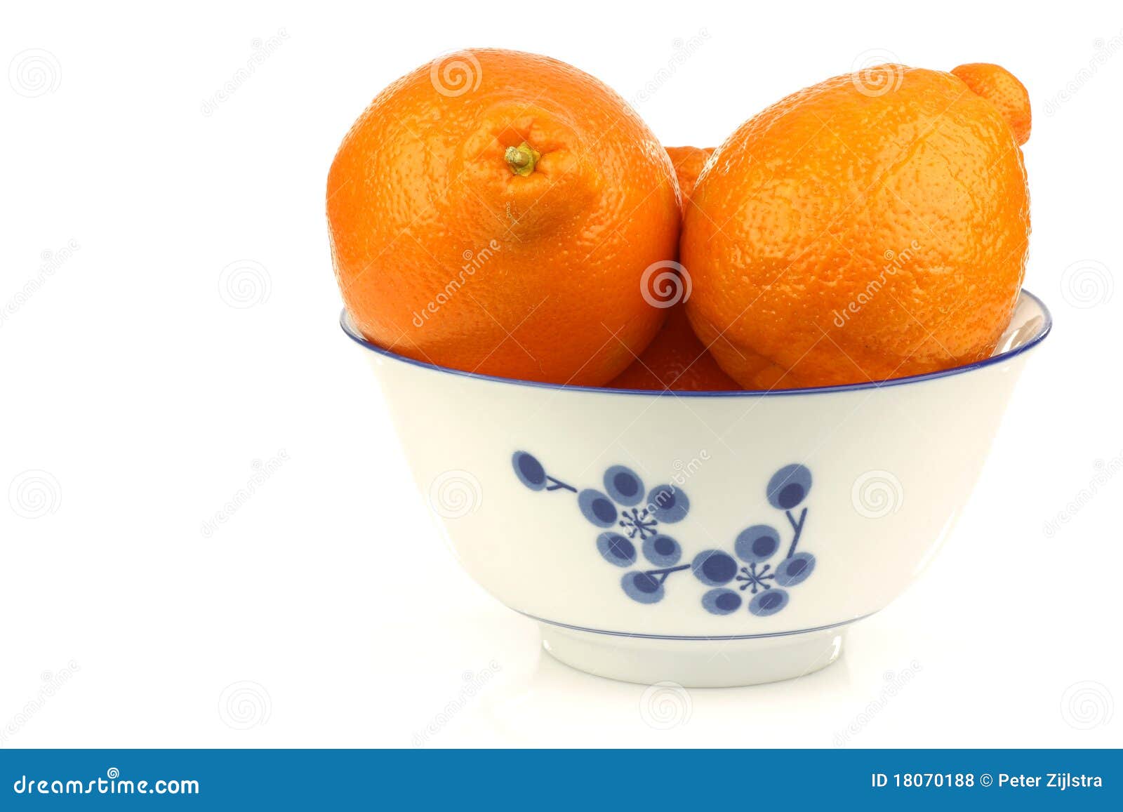 Two Fresh Minneola S in a Decorated Bowl Stock Photo Image of
