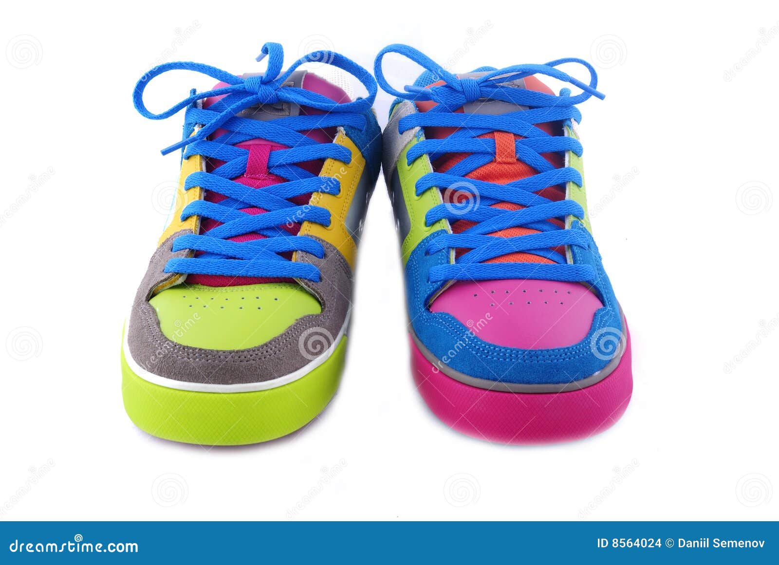 Two Funky Emo Boot Isolated 1 Stock Photo - Image of heels, object: 8564024