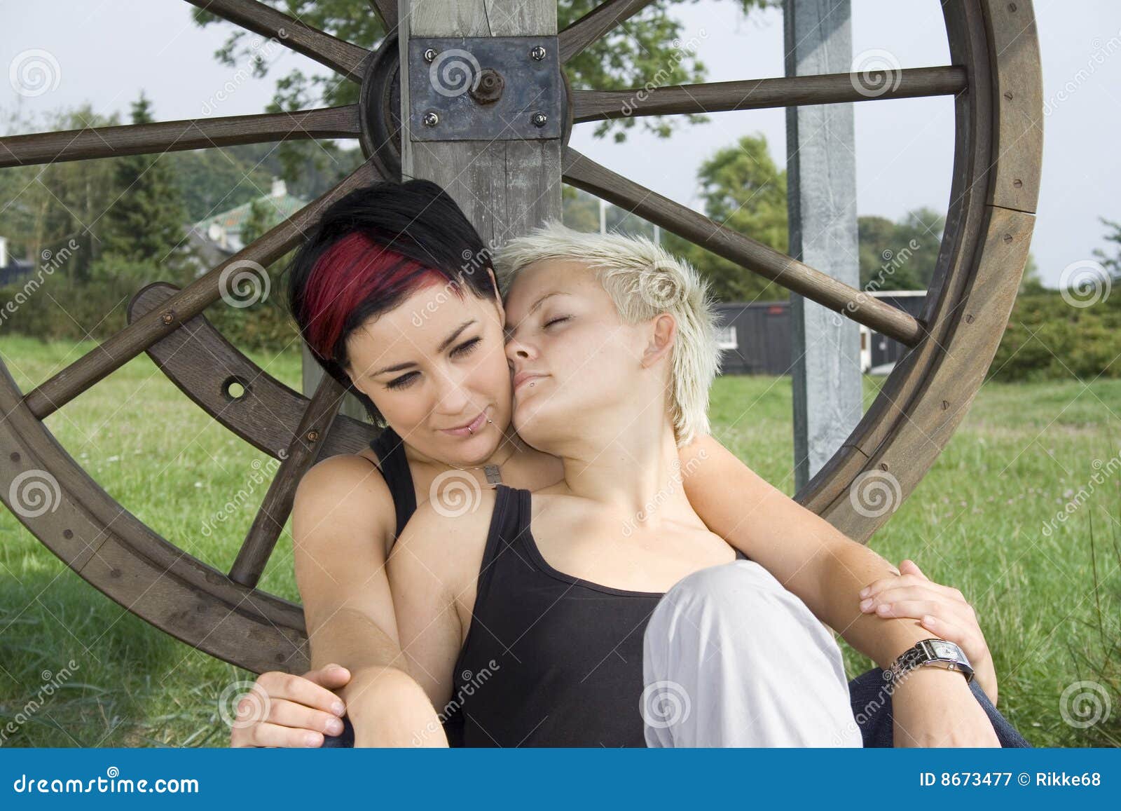 Two Girls Stock Image Image Of Romance Sweet Woman 8673477 