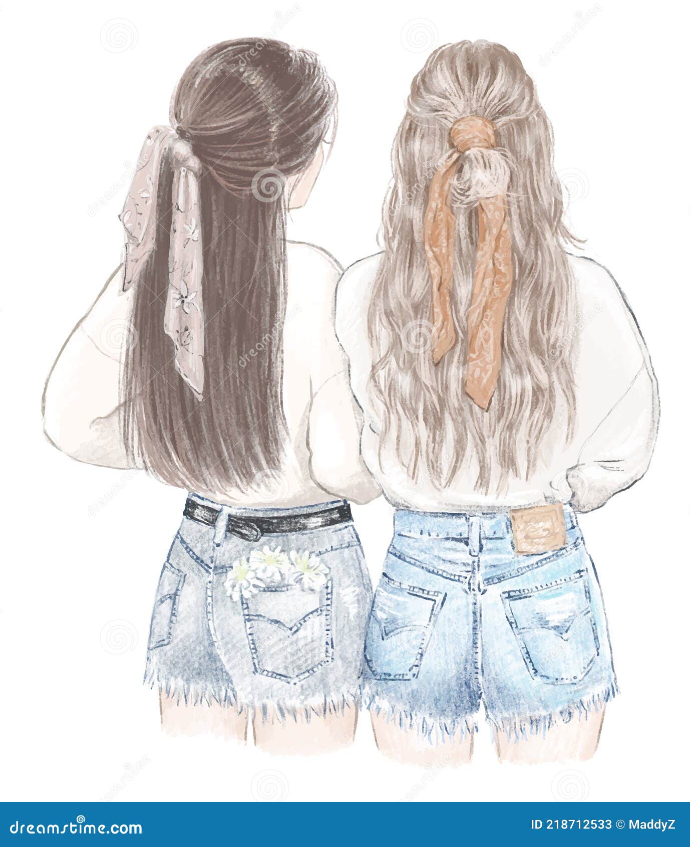 A drawing of Me and my best friend by CadenLikesArt on DeviantArt-sonthuy.vn