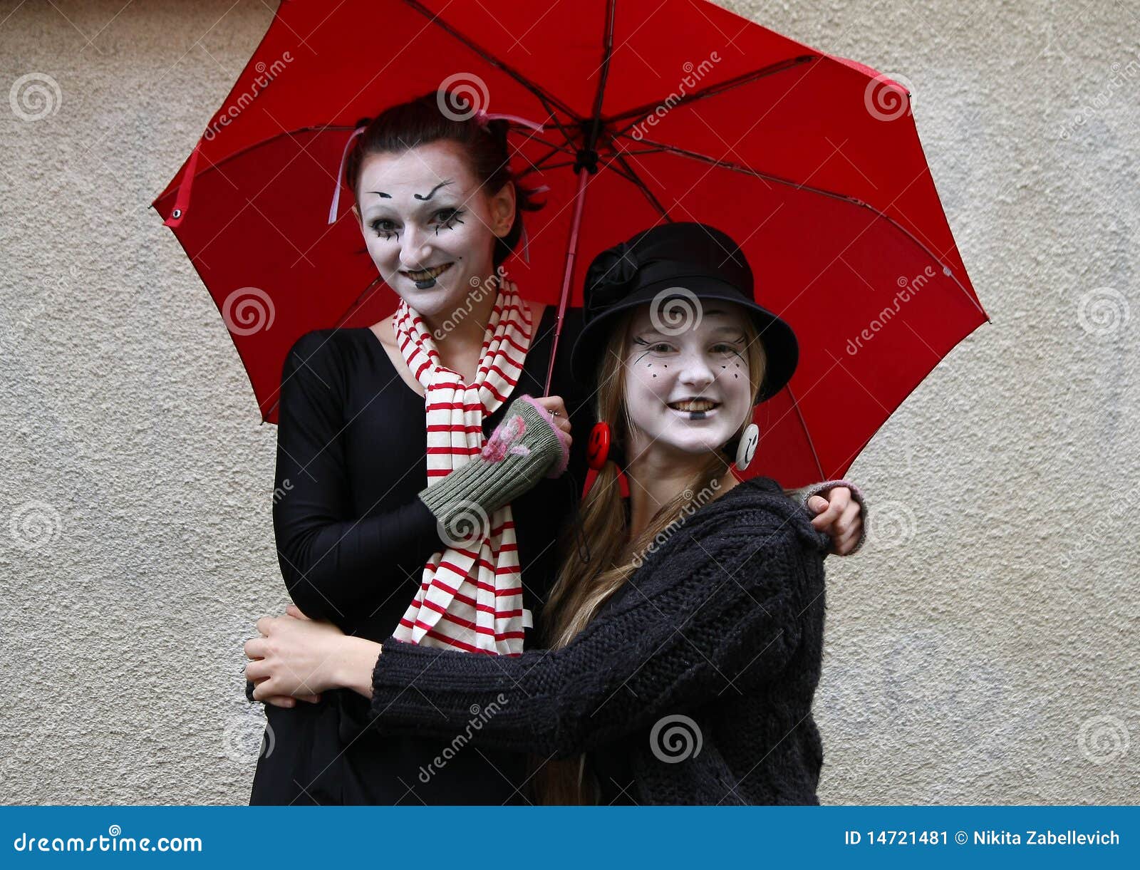Two Girls Clown Editorial Photo Image Of Estonia Hu