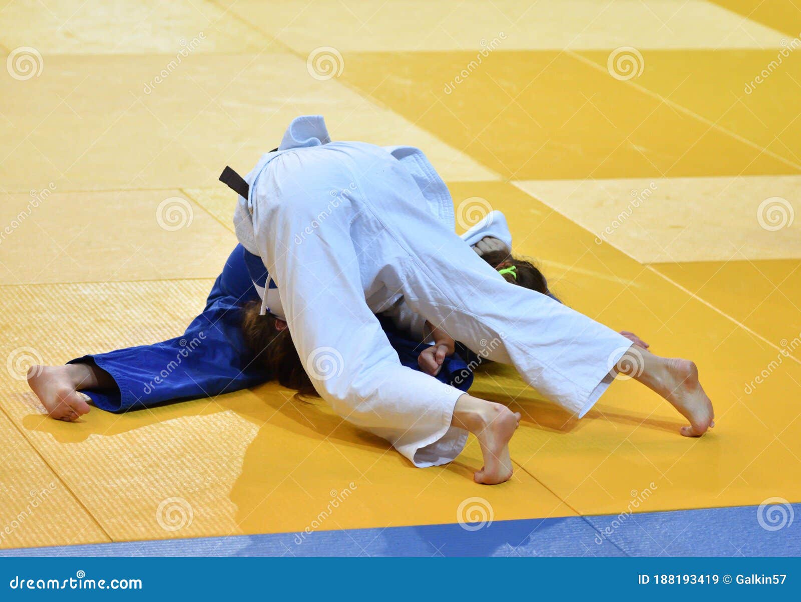 Girls compete in Judo stock image. Image of health, active - 188193419