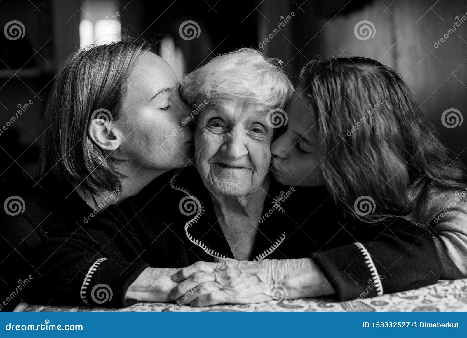 lesbian old young kissing hot photo