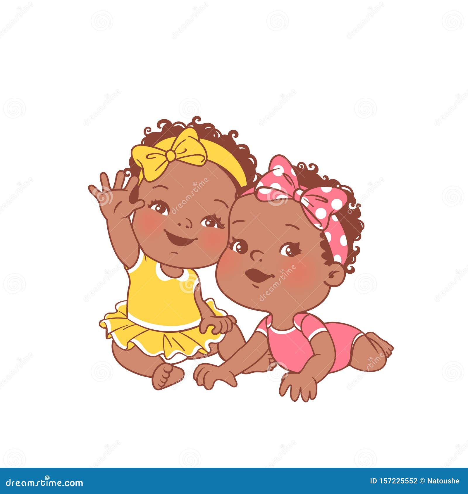 Sisters Twins Stock Illustrations – 320 Sisters Twins Stock Illustrations,  Vectors & Clipart - Dreamstime
