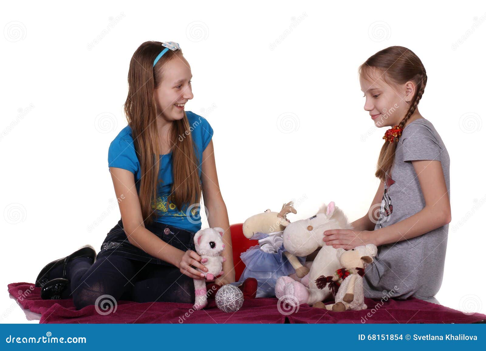 Teen With Toys