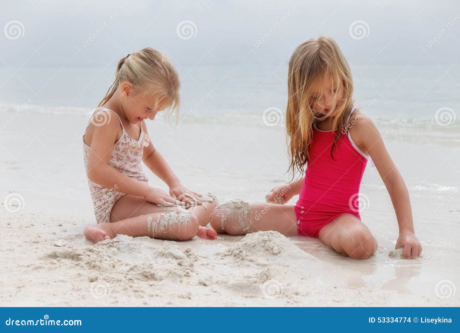 Girl playing with girl