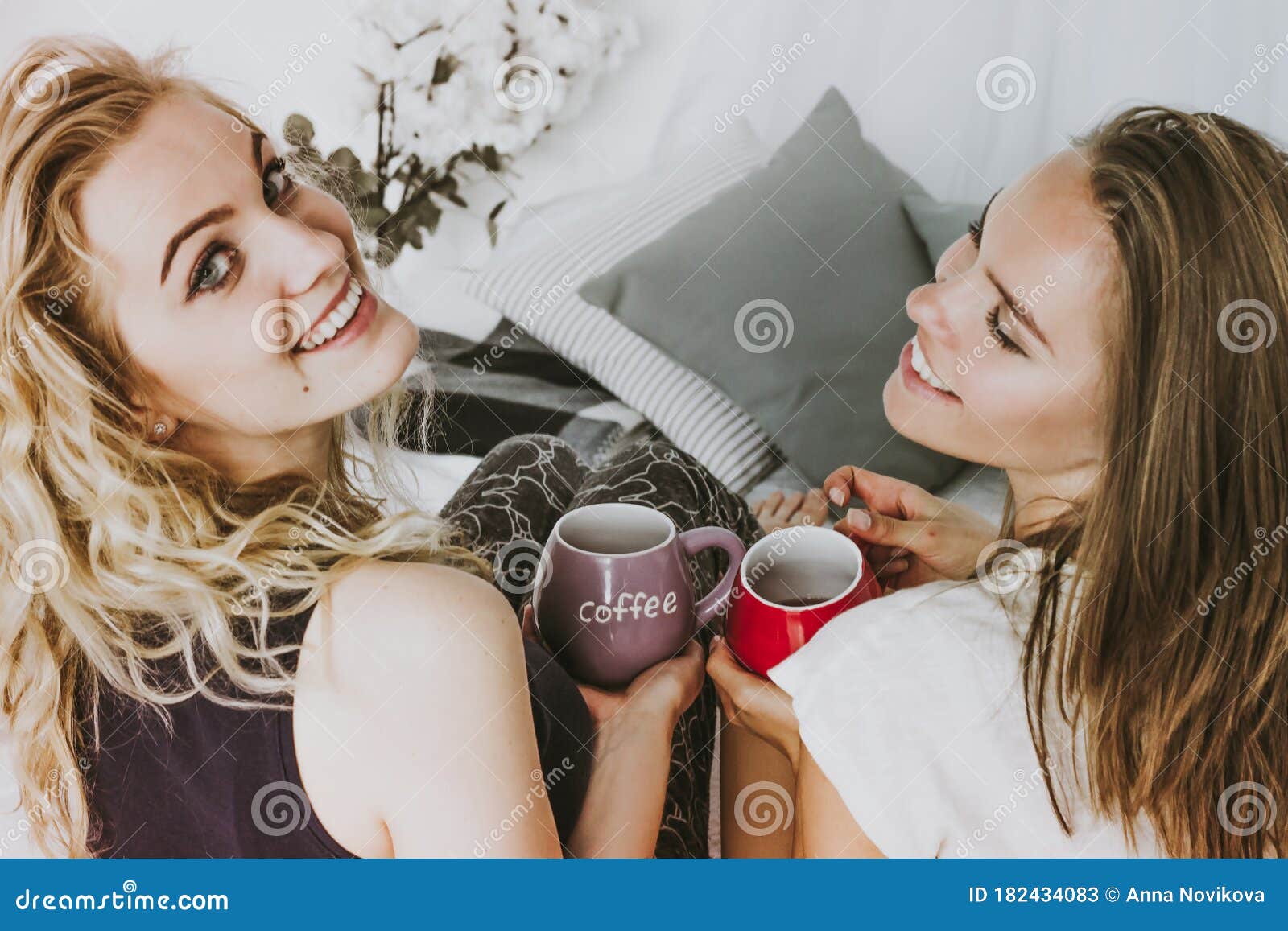 Girls and a cup