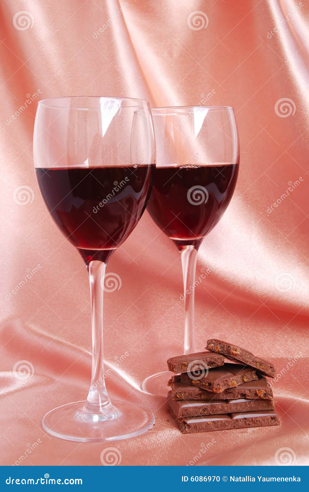Two glasses with red wine stock photo. Image of drinks 6086970