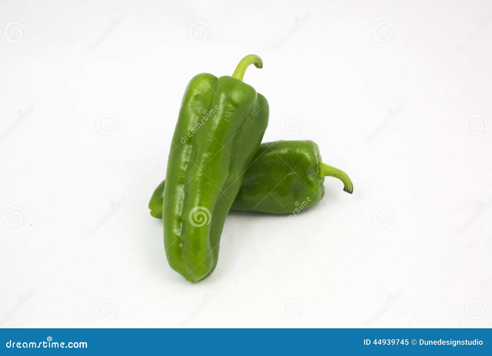 Two green bell peppers stock image. Image of bell, rosso 44939745
