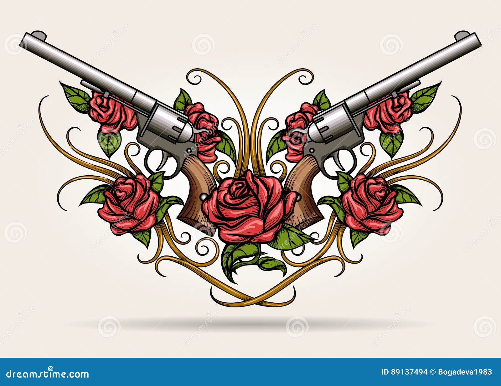 Roses  Revolver Tattoo