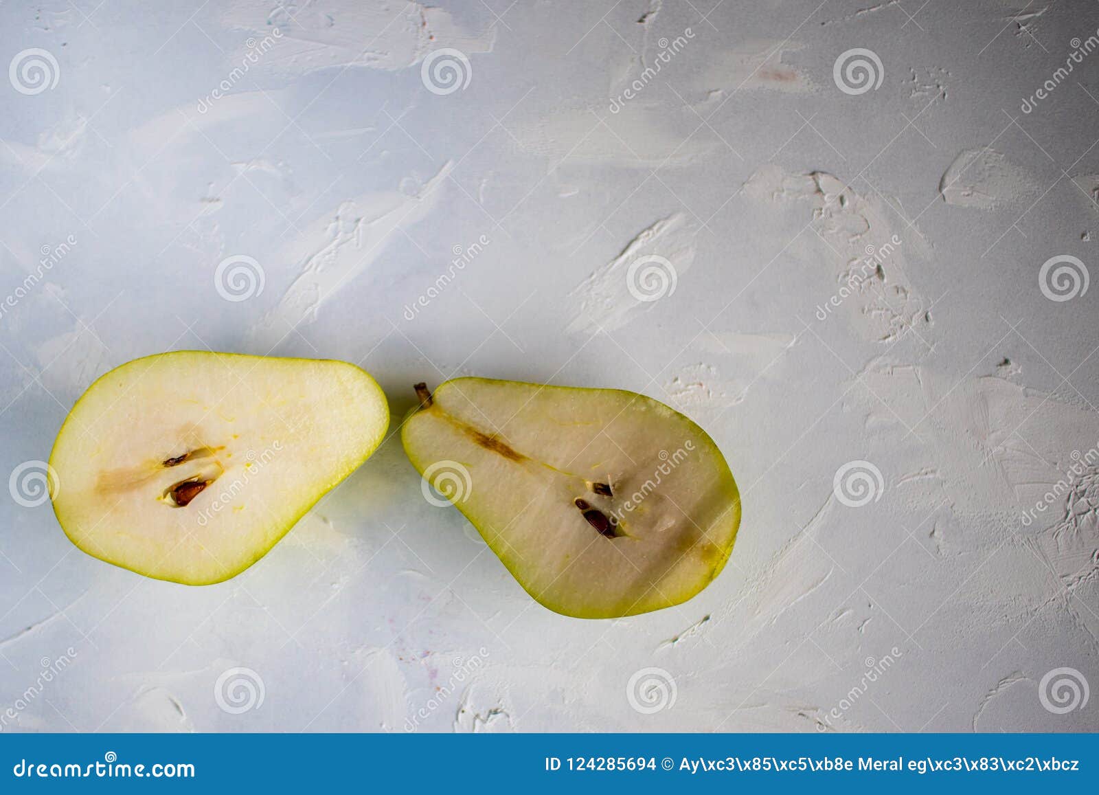 Two Blue Pears Isolated On White Background Two Blue Pears Isolated On White Background