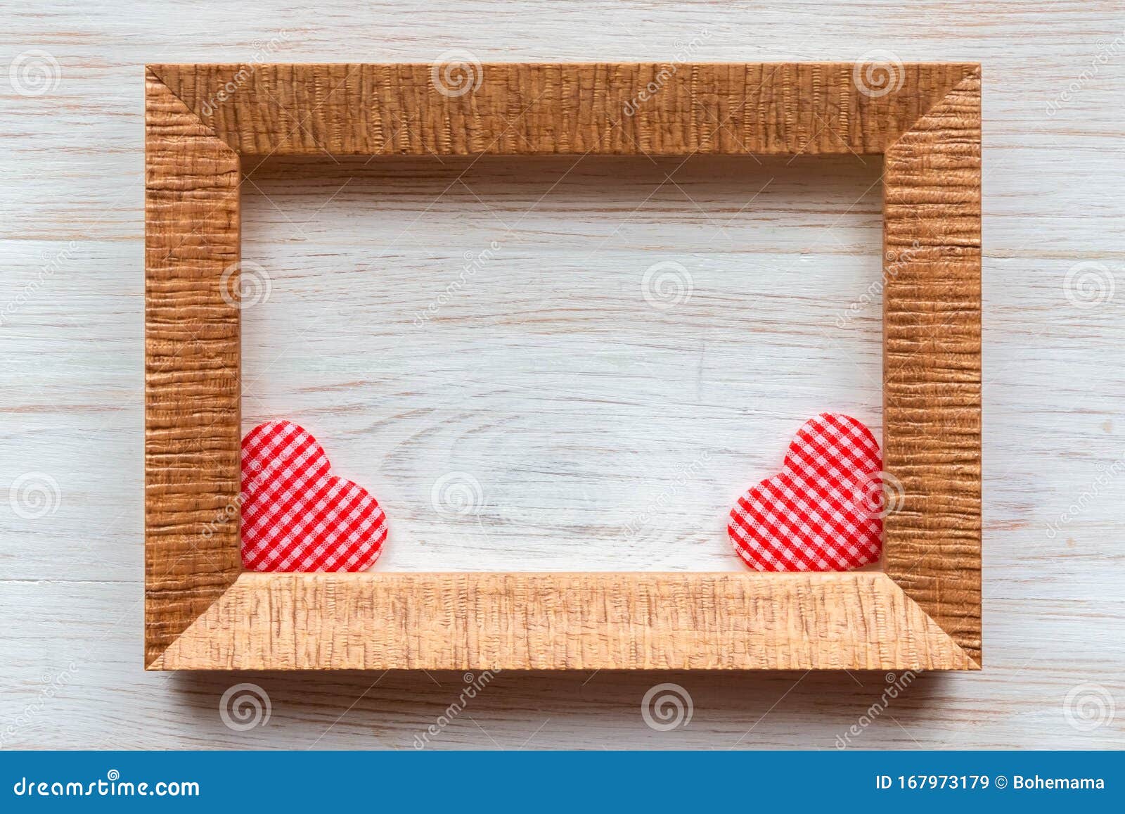 2" Readymade Wood Picture Frame Red With Rope Texture
