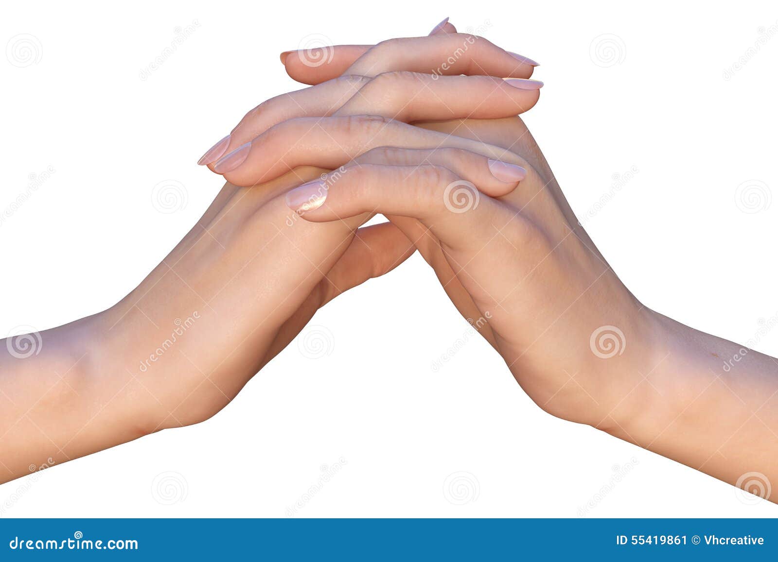 hundreds of interlaced fingers