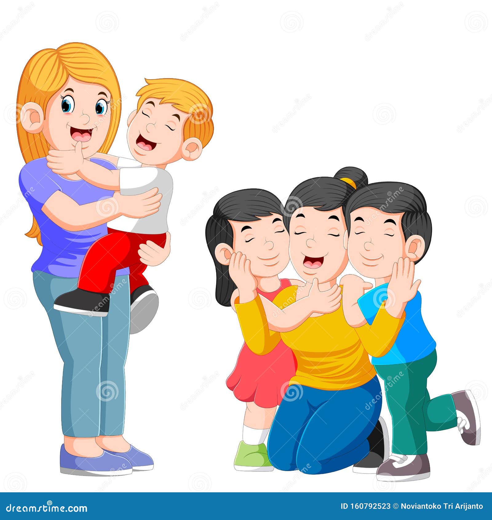 happy mom clipart