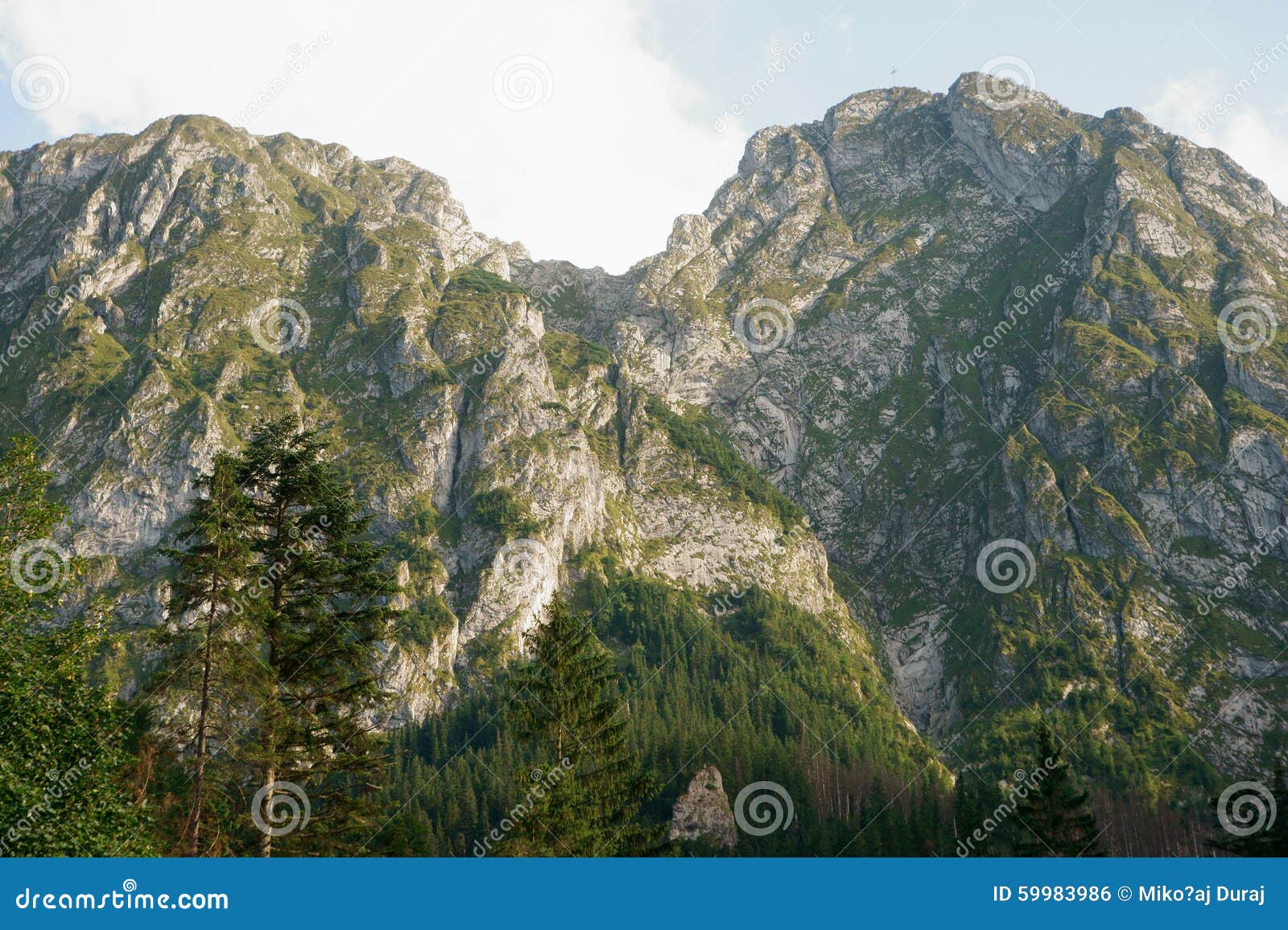 Two Hills with Grass on Rocks Stock Photo Image of rocks, landscape 59983986