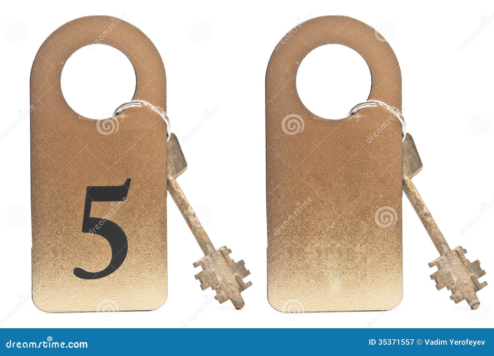 Two hotel keys stock image. Image of doorkey, gold, keychain 35371557