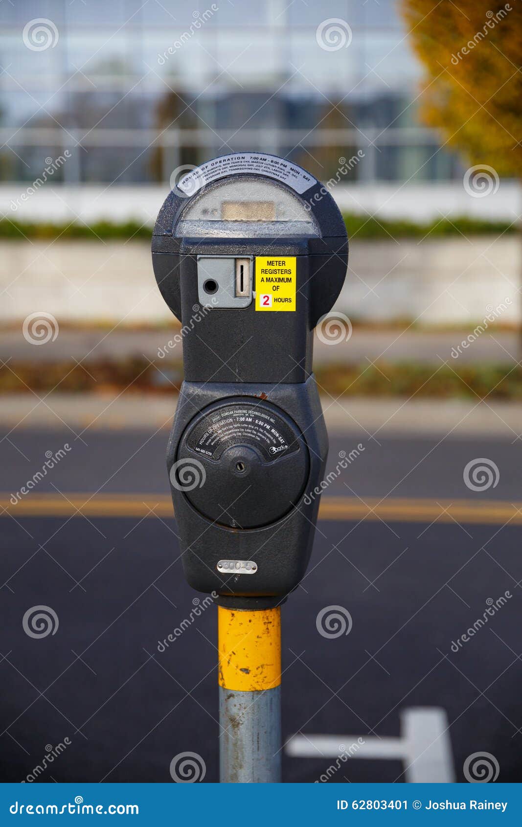 Two Hour Parking Meter Quarters only Editorial Photo Image of card