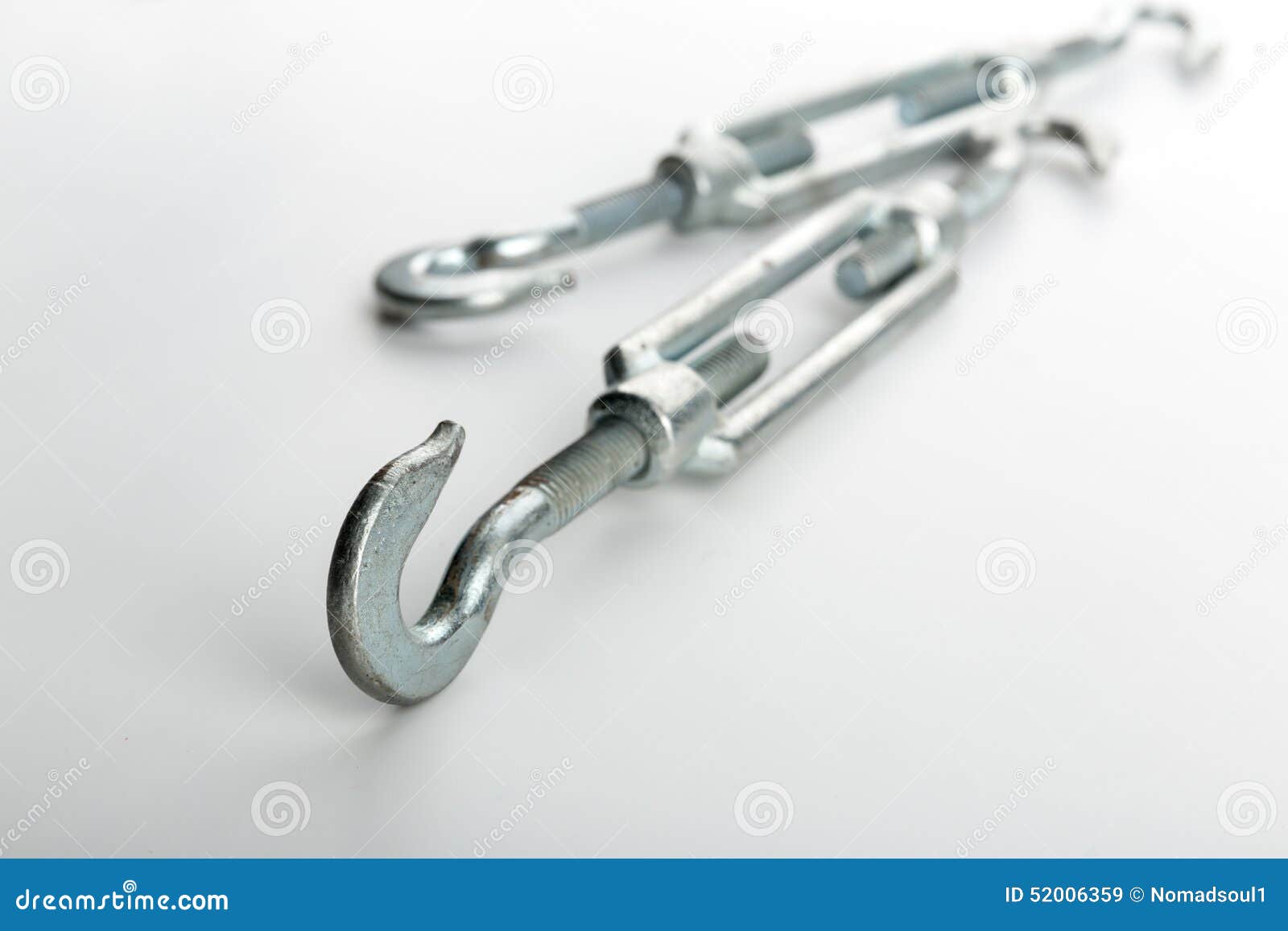Two industrial hooks stock image. Image of curve, harness 52006359