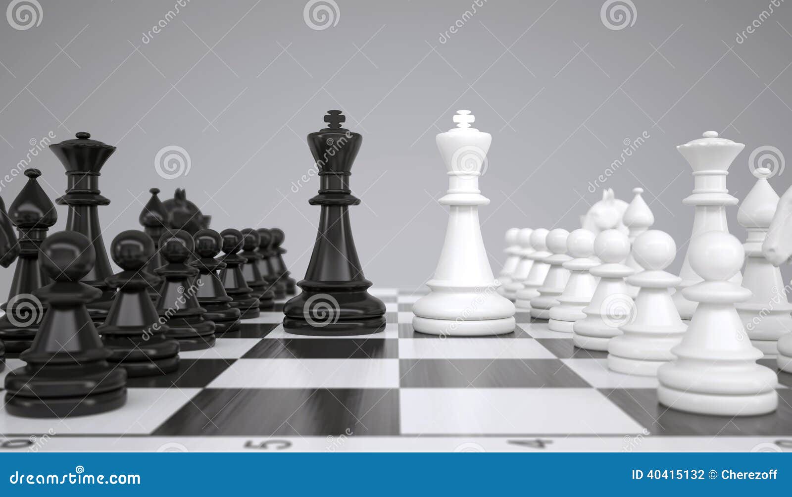 Two chess pieces - pawns made from lacquered wood Vector Image