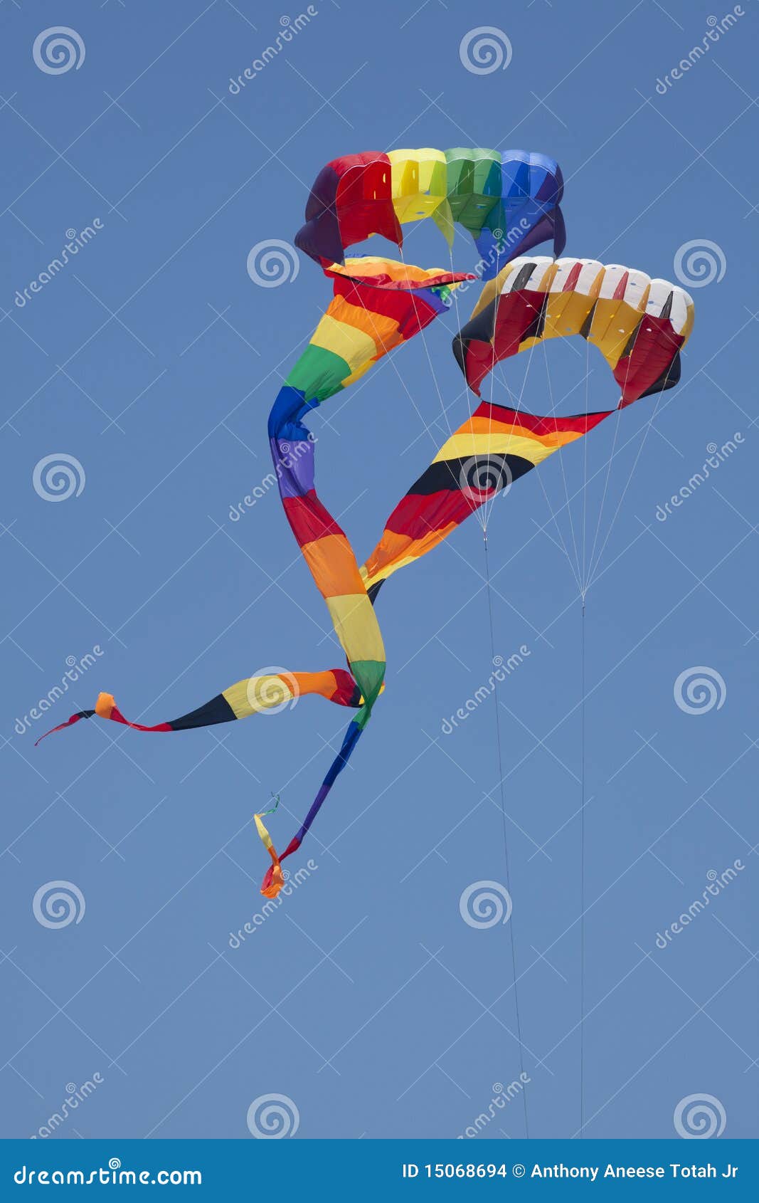 Two Kites stock photo. Image of united, seasons, spring 15068694