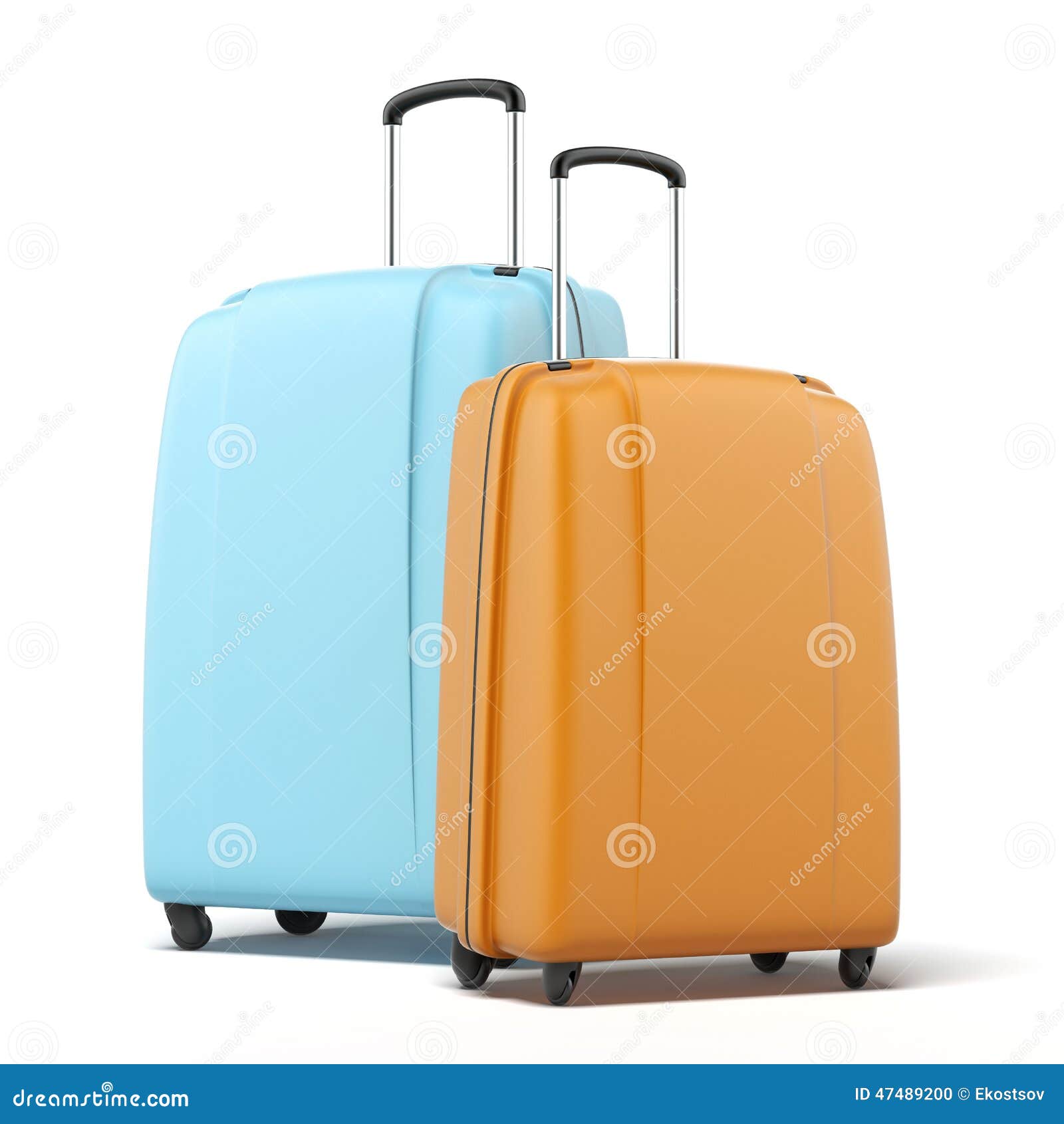 2 large suitcases