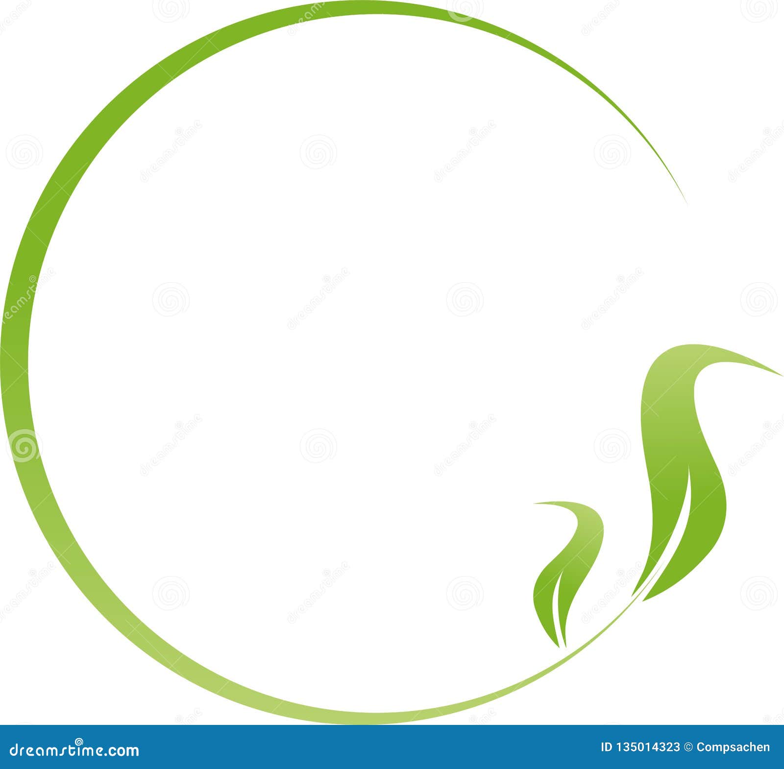 two leaves, plant and circle, wellness and naturopaths logo
