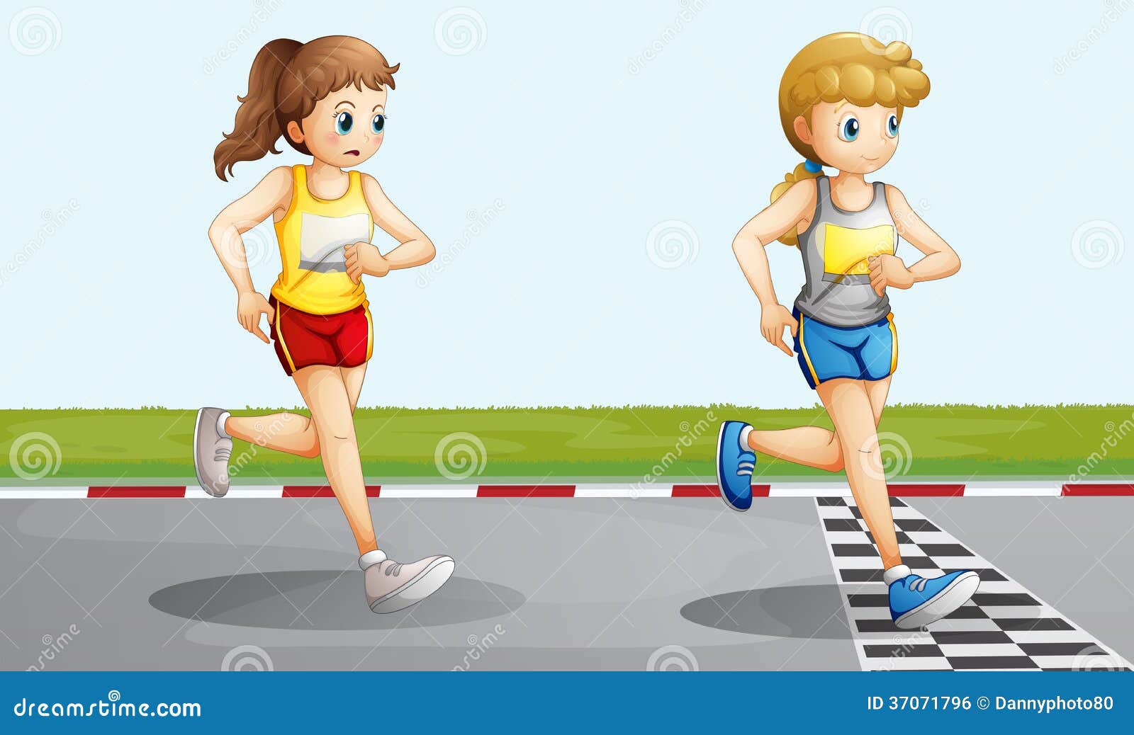 Two Girls Running Line Stock Illustrations – 9 Two Girls Running Line Stock  Illustrations, Vectors &amp; Clipart - Dreamstime