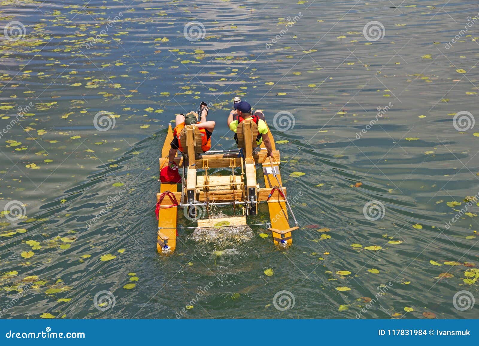 Bicycle Sea Floating Boat Stock Photos - Free & Royalty-Free Stock