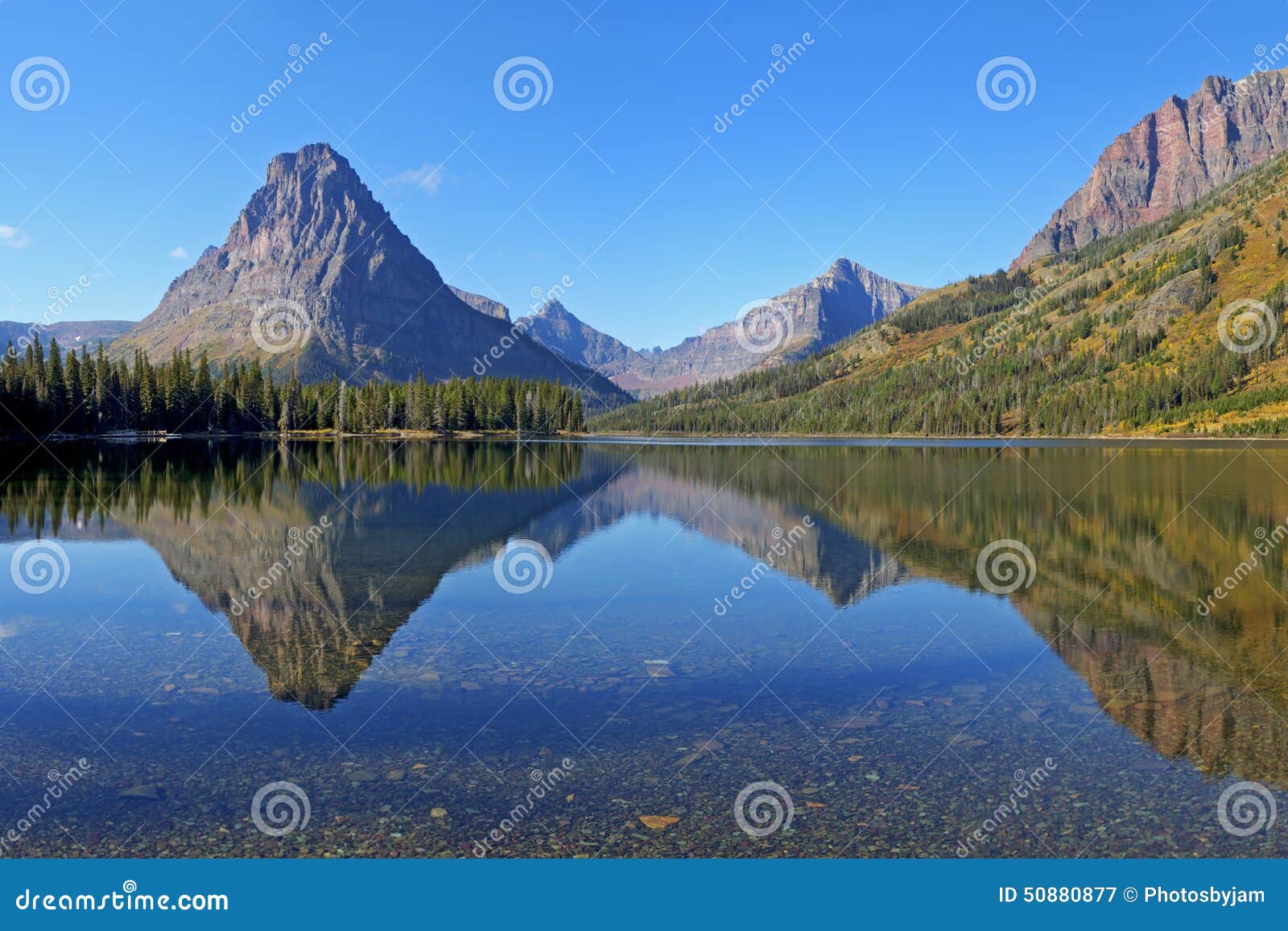 two medicine lake, glacier national park