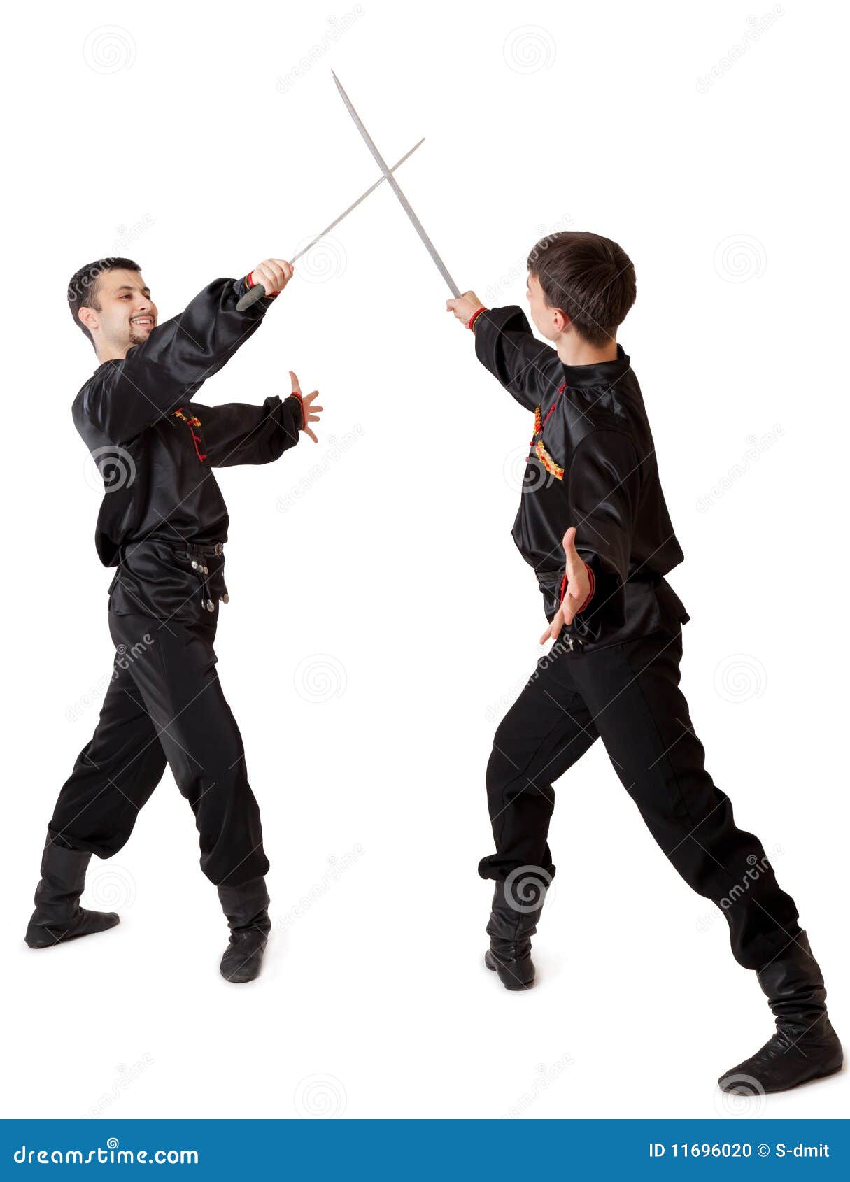 Two Men With A Sword Stock Photo Image Of Attractive 11696020