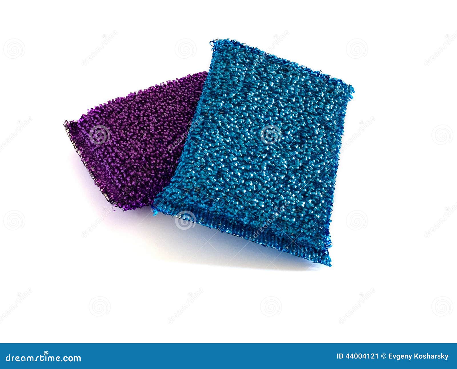 Two Metallic Kitchen Sponges Stock Photo Image 44004121