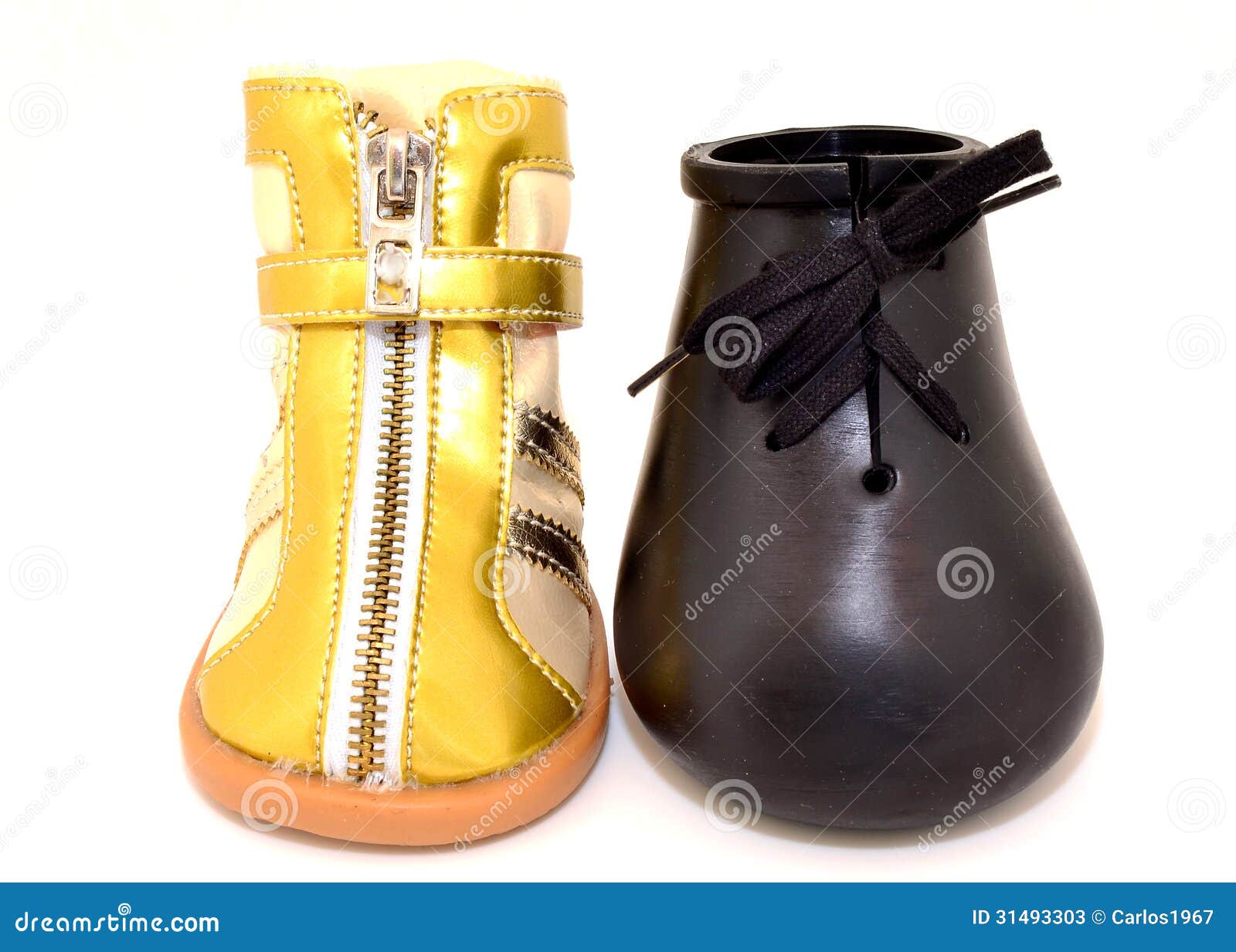 Two models of dog boot stock image. Image of rubber, footwear 31493303