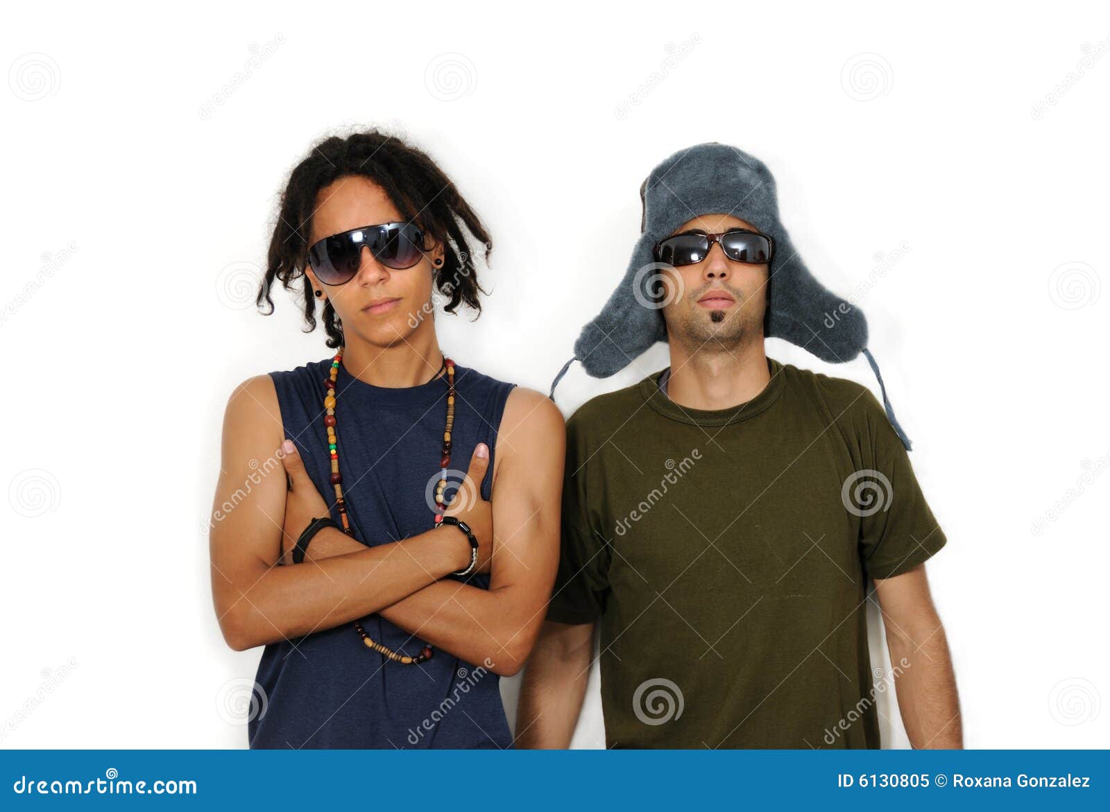 Two multiracial friends stock image. Image of attractive - 6130805