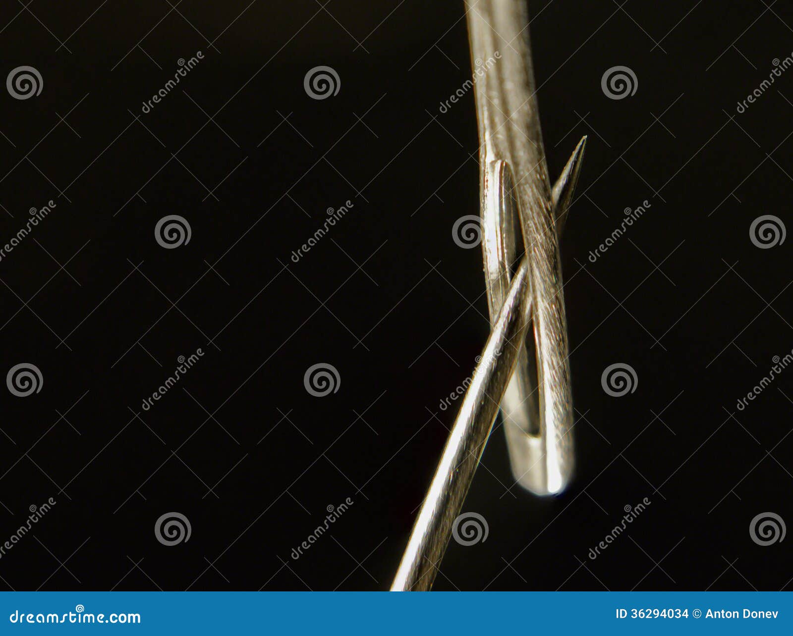 Two needles stock photo. Image of objectsequipment, tool - 36294034