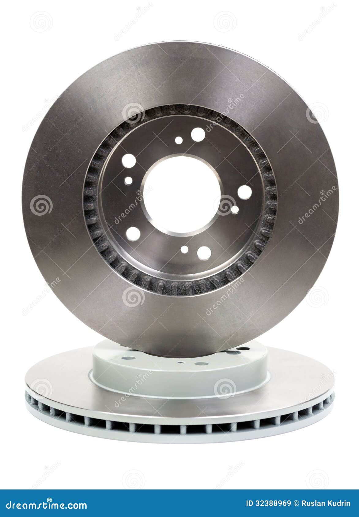 Two New Brake Discs for the Car Stock Image Image of road, rotor