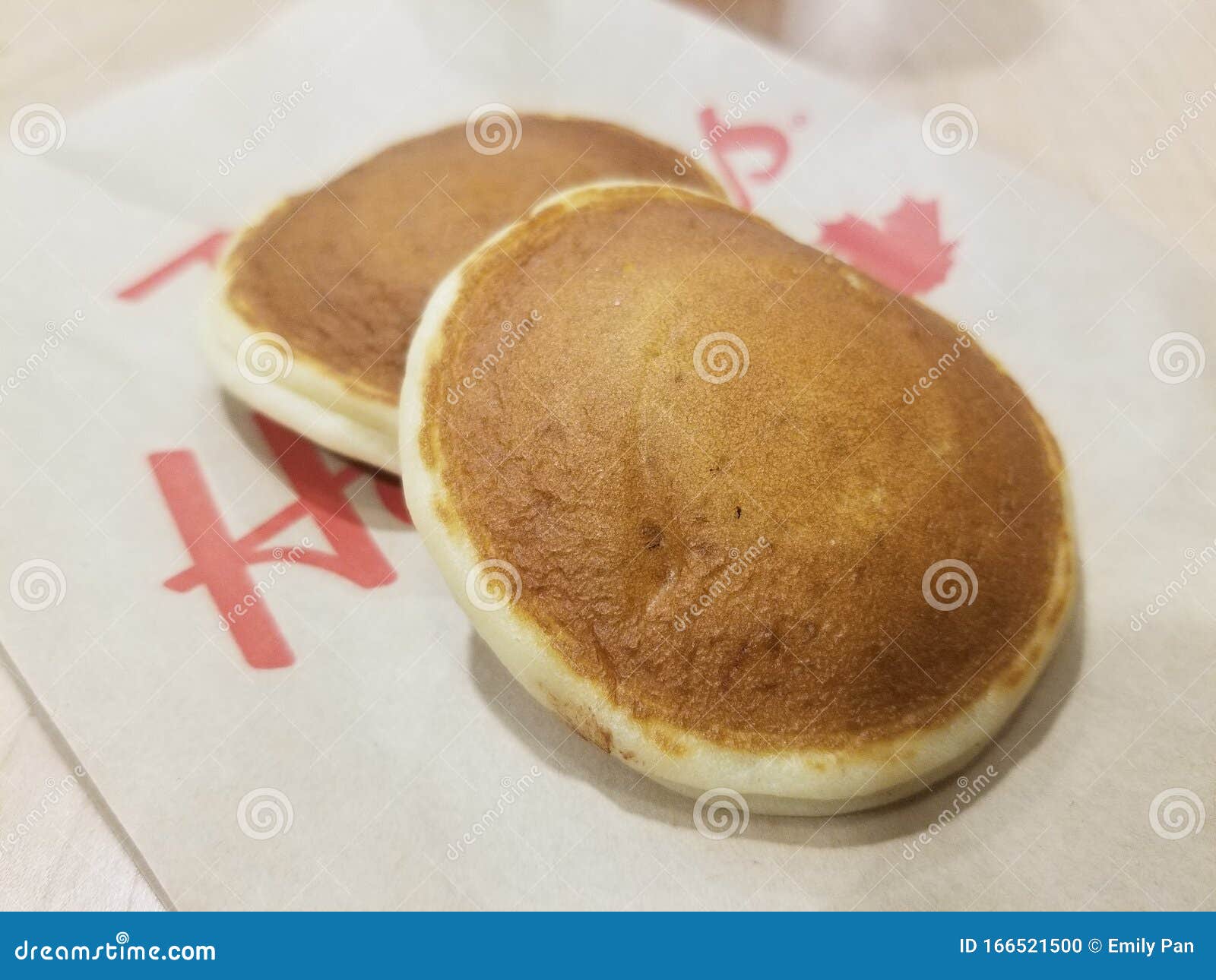 Two Nutella Stuffed Mini Pancakes Stock Photo Image Of Pancakes Nutella 166521500