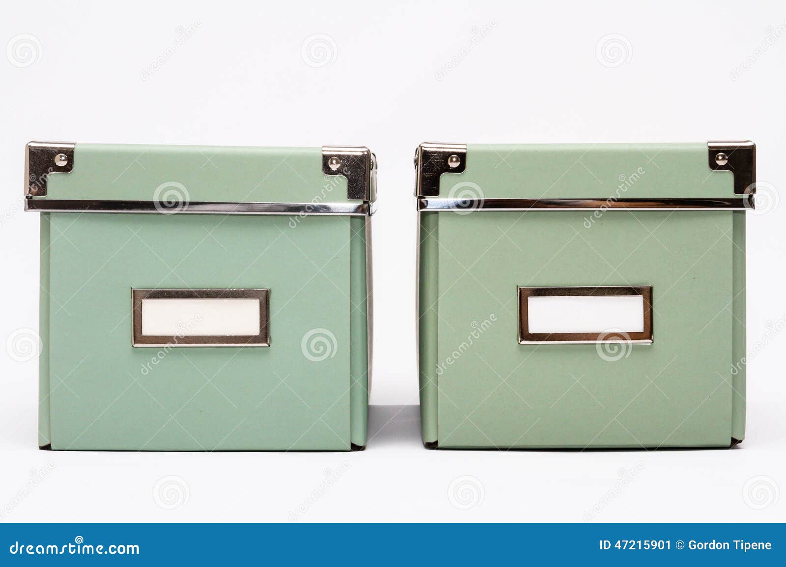 Two Olive Green Home Storage Boxes Stock Image Image of storage
