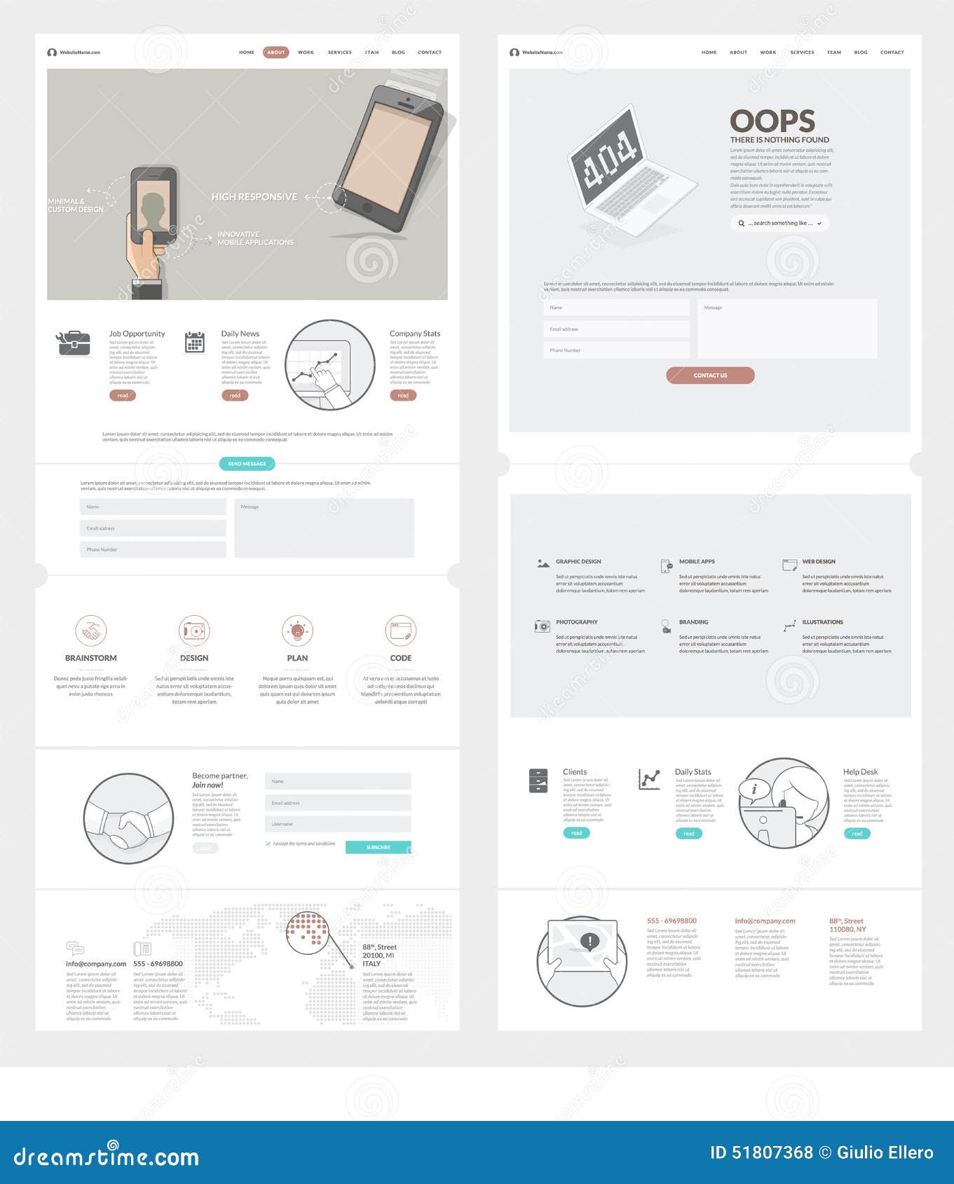 company portfolio template